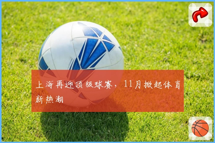 上海再迎顶级球赛，11月掀起体育新热潮